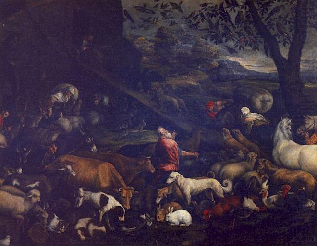 Jacopo Bassano The Animals Entering the Ark china oil painting image